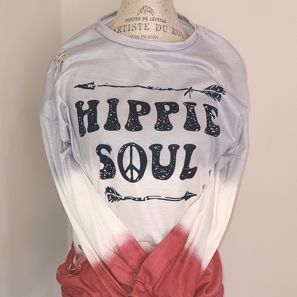 Boho long-sleeve shirt